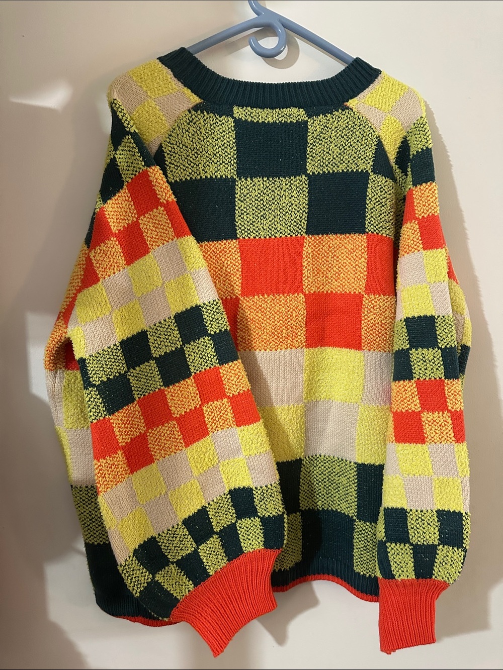 Multicolor Check Sweater - Yellow & Orange - Picture 5 of 5